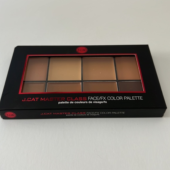 J.Cat Beauty Master Class Face/FX Color Palette 8 Shades MCP 102 Medium/Deep NIB - Picture 8 of 8